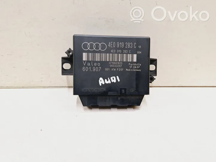 Audi A8 S8 D3 4E Unité de commande, module PDC aide au stationnement 4E0919283C