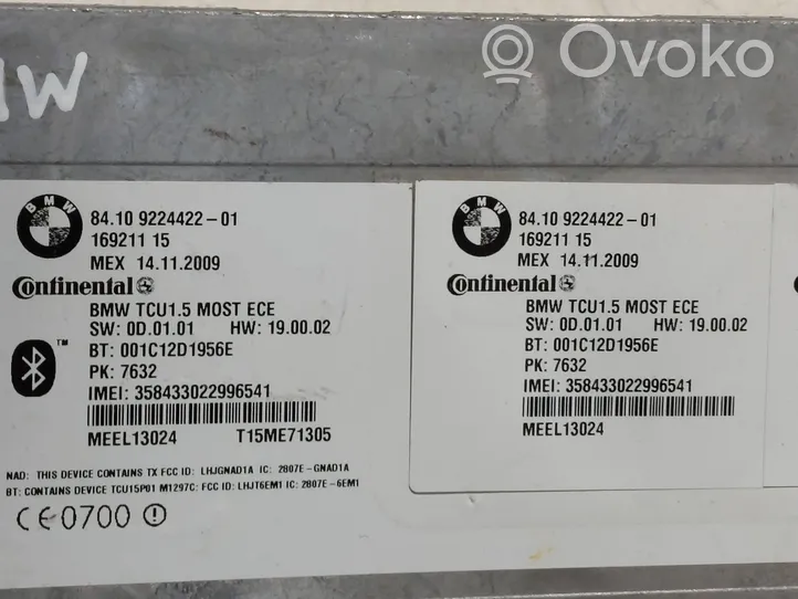 BMW 5 E60 E61 Bluetoothin ohjainlaite/moduuli 8410922442201