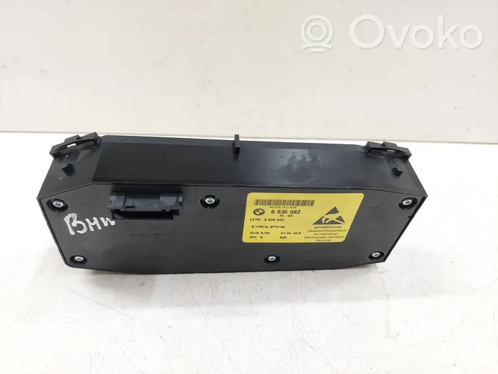 BMW 3 E92 E93 Interruttore di controllo del sedile 6936982