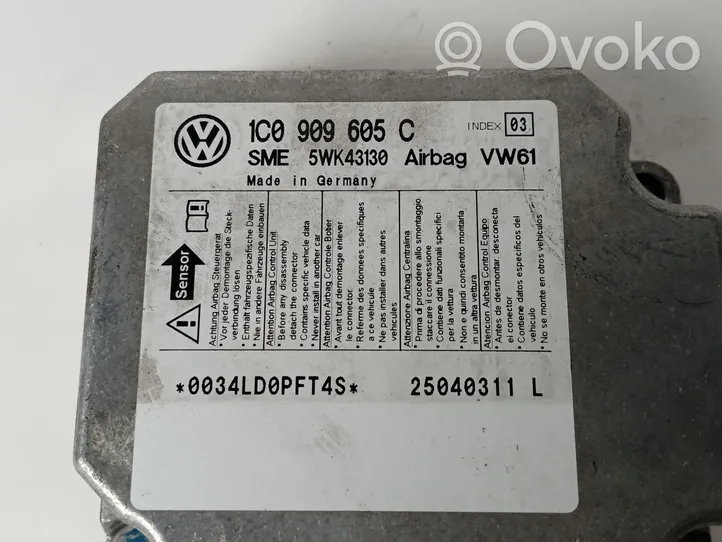 Volkswagen Passat Alltrack Centralina/modulo airbag 1C0909605C