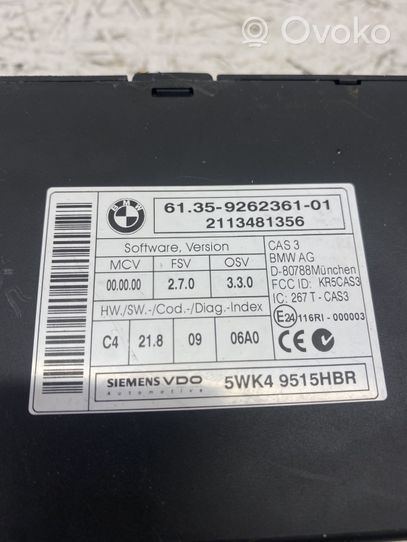 BMW 1 E81 E87 Moduł / Sterownik CAS 61359262361