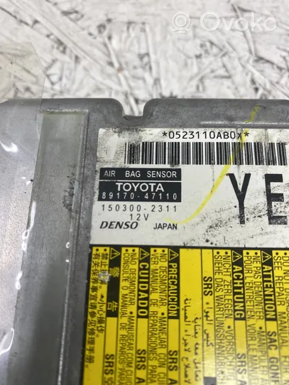 Toyota Prius (XW30) Sterownik / Moduł Airbag 8917047110