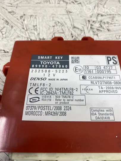 Toyota Prius (XW30) Moduł / Sterownik systemu uruchamiania bezkluczykowego 8999047060