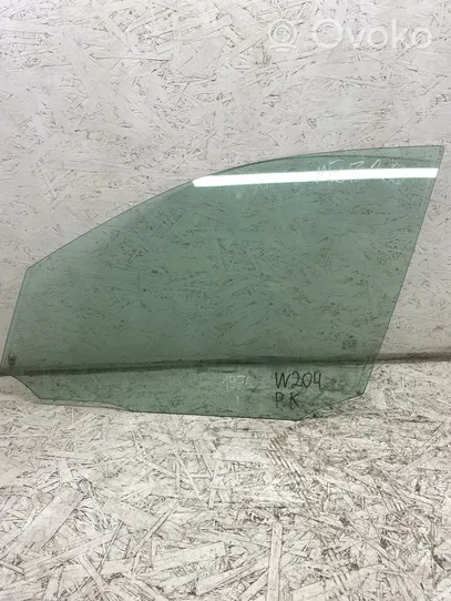 Mercedes-Benz C W204 Front door window glass four-door 