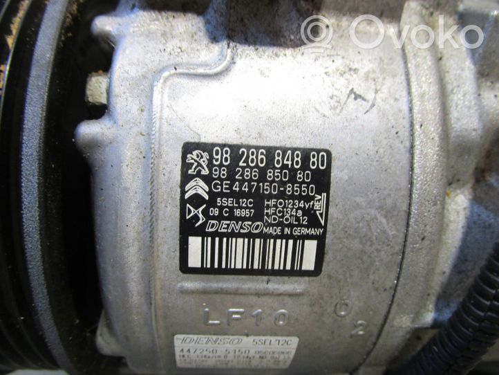 Opel Corsa F Ilmastointilaitteen kompressorin pumppu (A/C) 9828684880