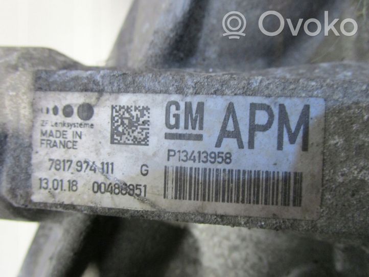 Opel Astra J Cremagliera dello sterzo P13413958