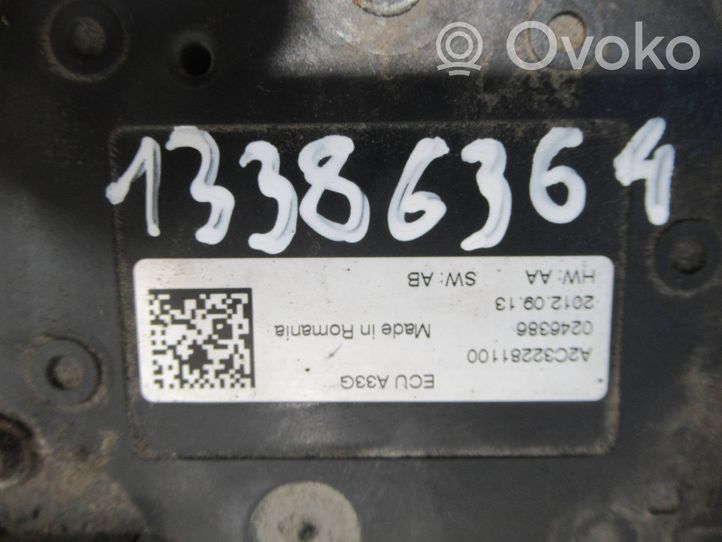 Opel Zafira C Moduł / Sterownik hamulca ręcznego 1338636