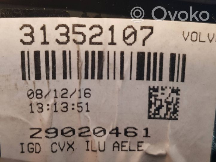 Volvo XC60 Selettore di marcia/cambio (interno) 31352107