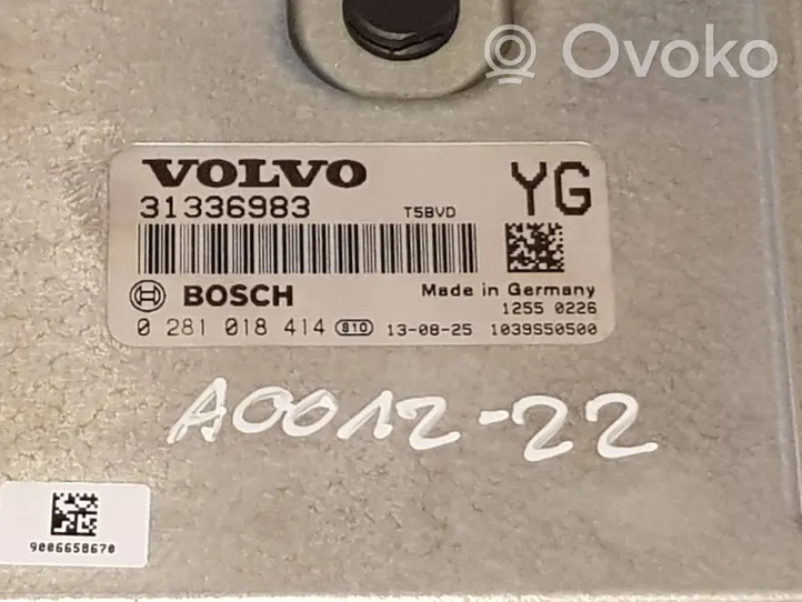 Volvo V40 Sterownik / Moduł ECU 31336983