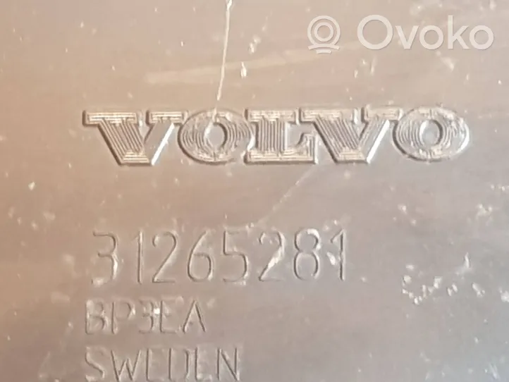 Volvo V60 Staffa di rinforzo montaggio del paraurti posteriore 31265281