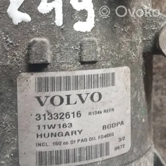 Volvo S60 Compressore aria condizionata (A/C) (pompa) 31332616