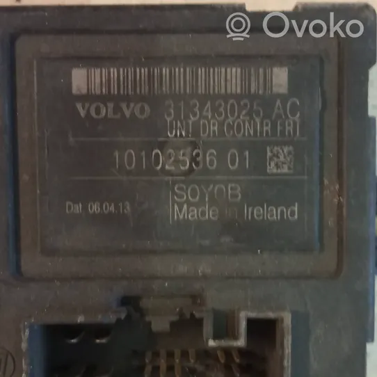 Volvo S80 Oven ohjainlaite/moduuli 31343025AC
