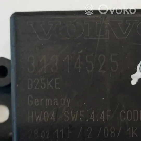 Volvo XC60 Parkavimo (PDC) daviklių valdymo blokas 31314525