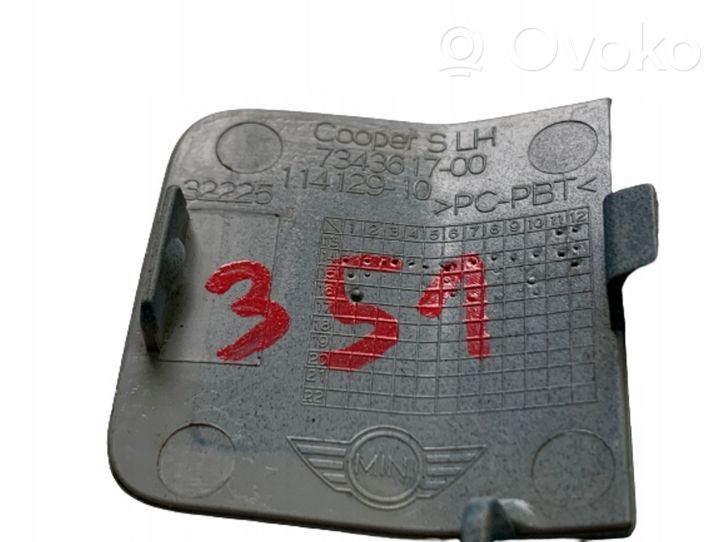 Mini One - Cooper F56 F55 Cache crochet de remorquage arrière 7343617