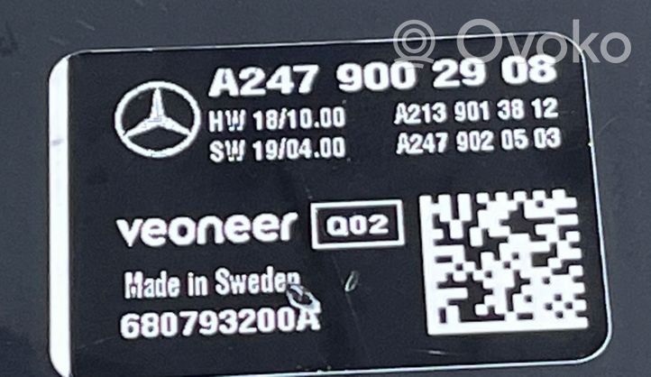 Mercedes-Benz B W247 Vaizdo kamera priekiniame bamperyje A2479002908