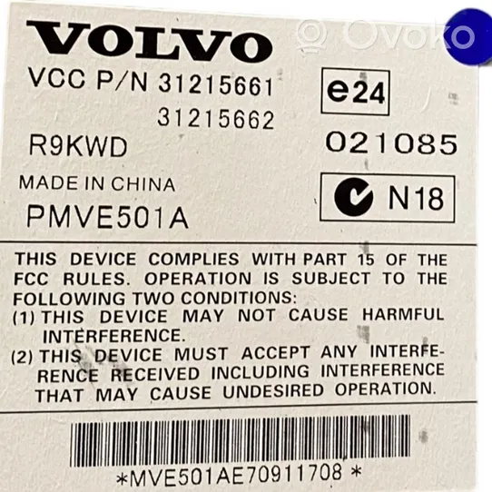 Volvo V50 Amplificatore 31215661