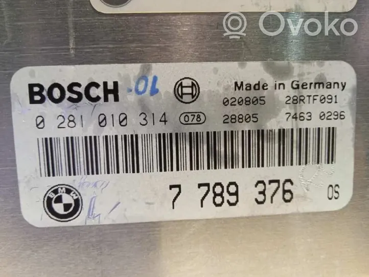 BMW X5 E53 Calculateur moteur ECU 7789376