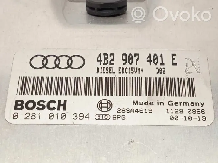 Audi A6 Allroad C5 Calculateur moteur ECU 4B2907401E