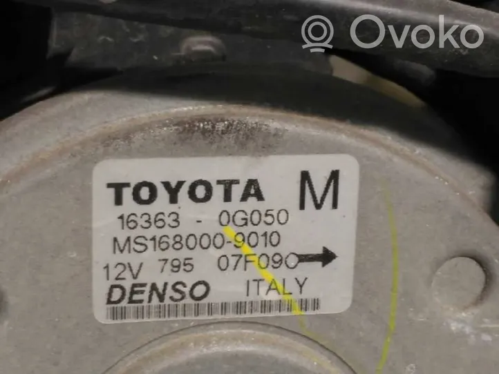 Toyota Corolla Verso AR10 Ventilatore di raffreddamento elettrico del radiatore 163630G050