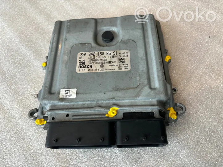 Mercedes-Benz ML W164 Unité de commande, module ECU de moteur A6421506591