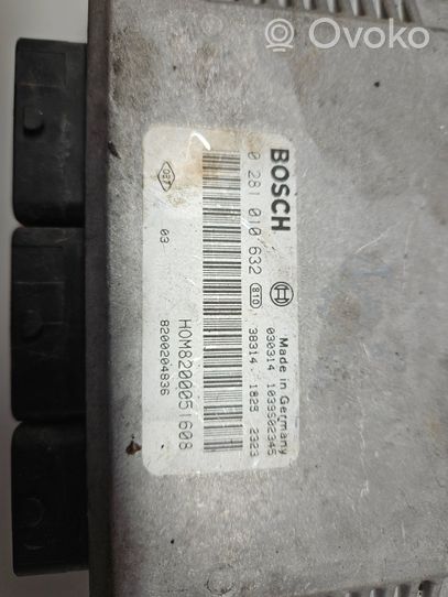 Renault Trafic II (X83) Komputer / Sterownik ECU silnika 8200204836