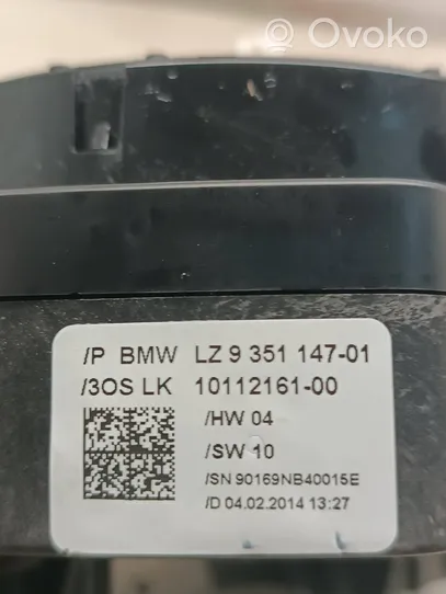 BMW 3 F30 F35 F31 Pyyhkimen/suuntavilkun vipukytkin 9351147