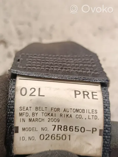 Toyota iQ Pas bezpieczeństwa fotela przedniego 7R8650P