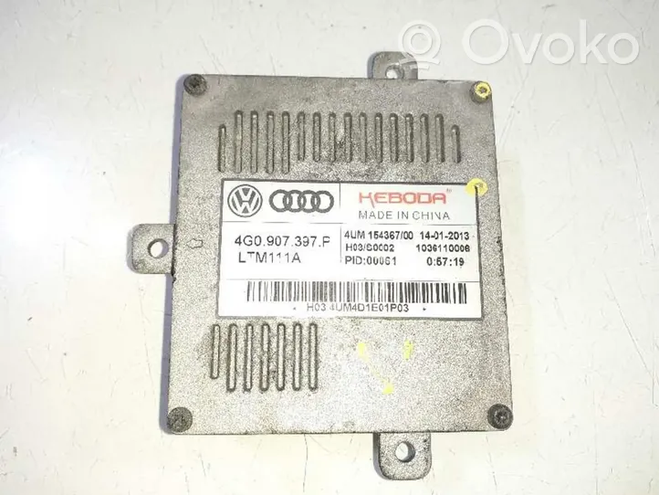 Audi A3 S3 8V Xenon-valojen ohjainlaite/moduuli 4G0907379R