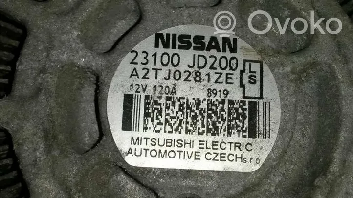 Nissan Qashqai+2 Générateur / alternateur 23100JD200