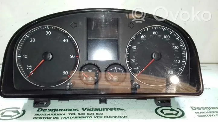 Volkswagen Touran I Compteur de vitesse tableau de bord 1T0920961A