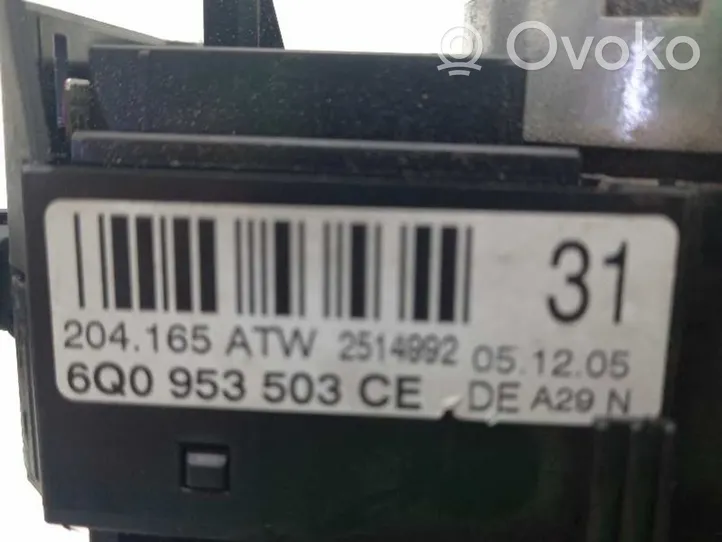 Volkswagen Polo IV 9N3 Leva indicatori 6Q0953513D
