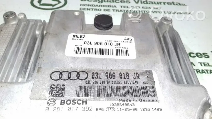 Audi A4 Allroad Moottorin ohjainlaite/moduuli (käytetyt) 03L906018JR