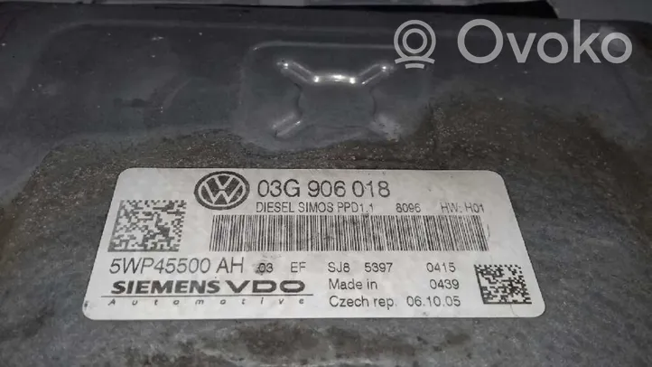 Volkswagen Passat Alltrack Centralina/modulo motore ECU 03G906018