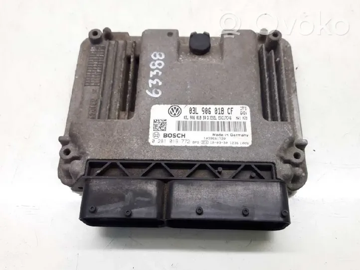 Skoda Superb B6 (3T) Komputer / Sterownik ECU silnika 03L906018CF