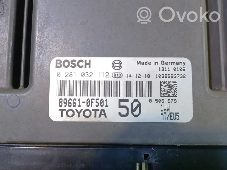 Toyota Verso Centralina/modulo motore ECU 896610F501