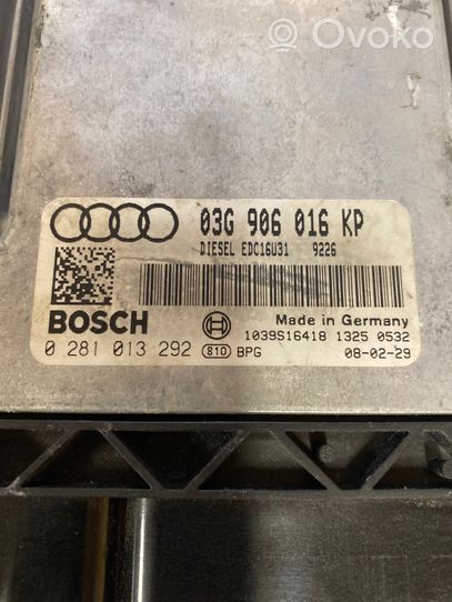 Audi A4 S4 B7 8E 8H Calculateur moteur ECU 03G906016KP