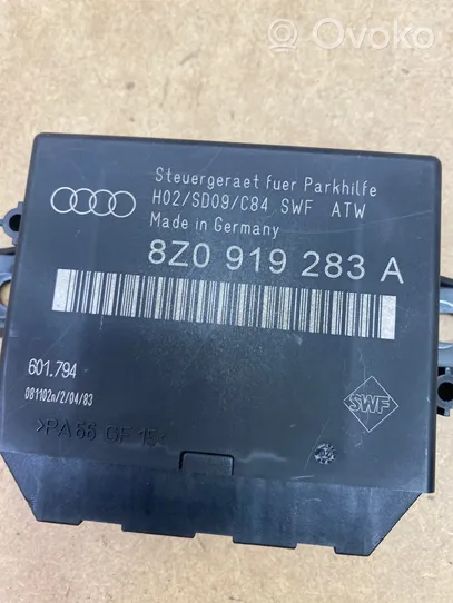 Audi A4 S4 B6 8E 8H Unité de commande, module PDC aide au stationnement 8Z0919283A