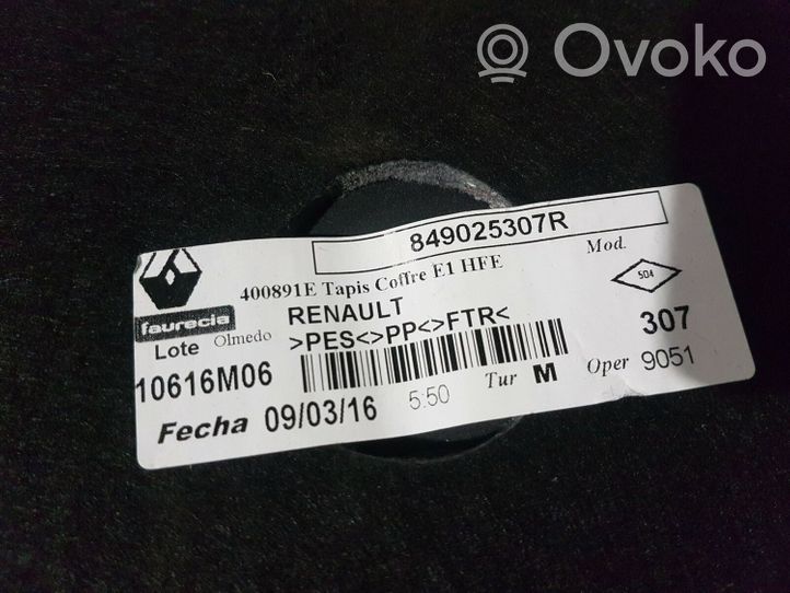 Renault Kadjar Tappetino di rivestimento del bagagliaio/baule 849025307R