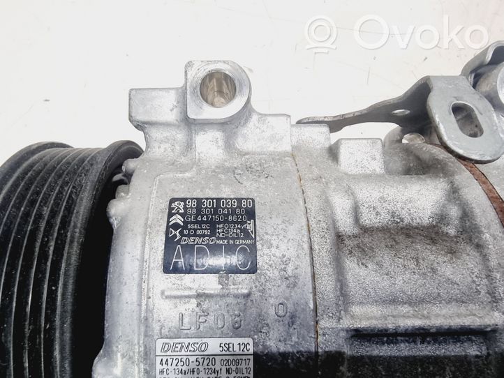 Citroen C5 Aircross Ilmastointilaitteen kompressorin pumppu (A/C) 1638946180
