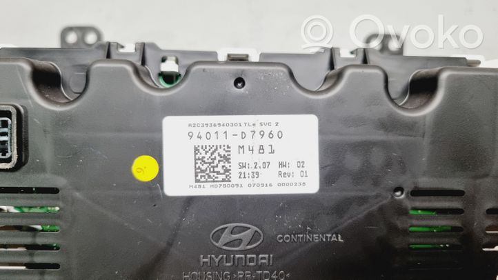 Hyundai Tucson TL Nopeusmittari (mittaristo) 94011D7960