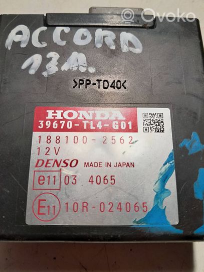 Honda Accord Unité de commande, module PDC aide au stationnement 39670TL4G01
