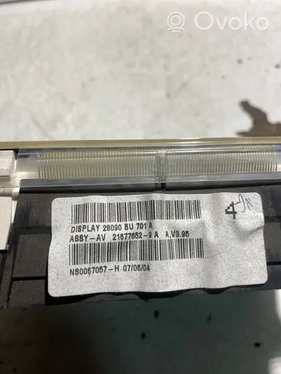 Nissan Almera N16 Monitori/näyttö/pieni näyttö 28090BU701A