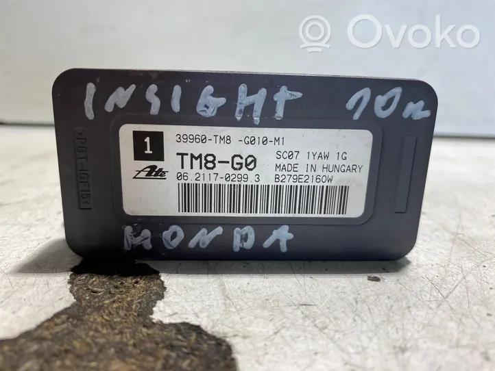 Honda Insight ESP acceleration yaw rate sensor 39960TM8G010M1