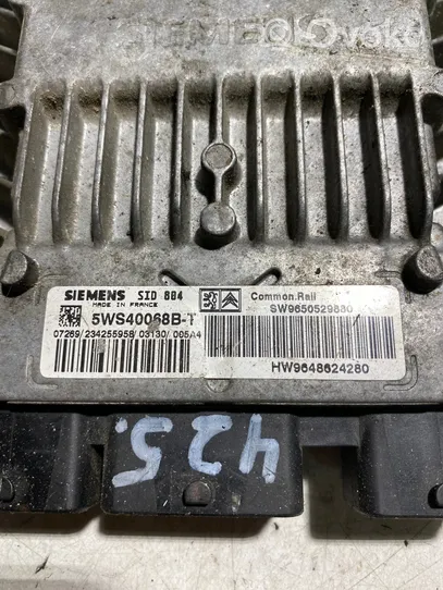 Citroen C3 Calculateur moteur ECU 9650529880