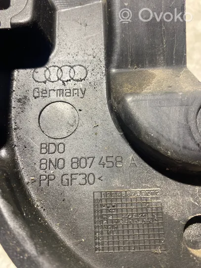 Audi TT Mk1 Staffa di rinforzo montaggio del paraurti posteriore 8N0807458A