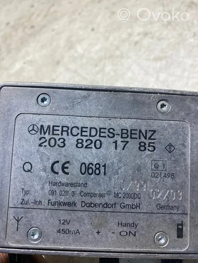 Mercedes-Benz ML W163 Moduł / Sterownik anteny 2038201785