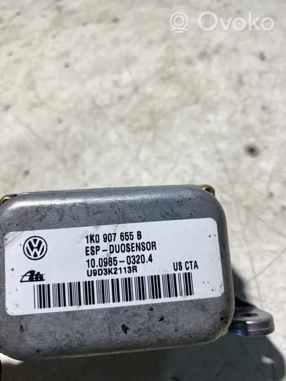 Volkswagen Touran I ESP (elektroniskās stabilitātes programmas) sensors (paātrinājuma sensors) 1K0907655B