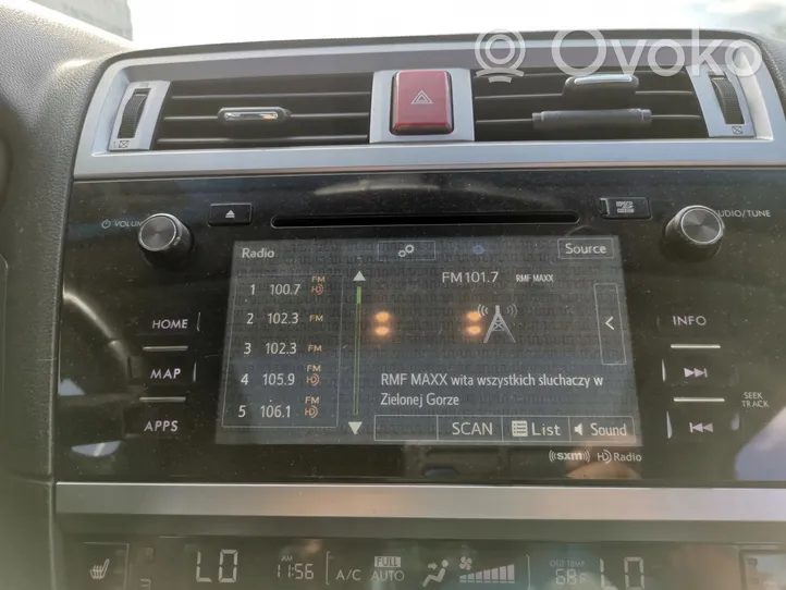 Subaru Legacy Radio/CD/DVD/GPS-pääyksikkö 