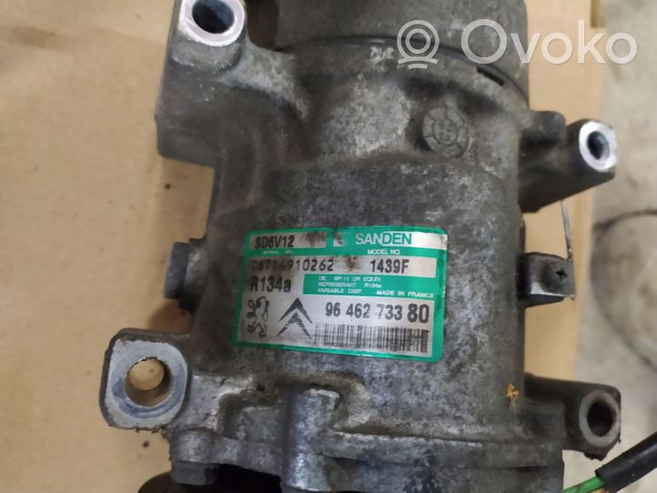 Citroen C3 Ilmastointilaitteen kompressorin pumppu (A/C) 9646273380