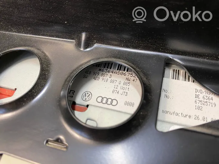 Audi A6 S6 C6 4F Radio/CD/DVD/GPS-pääyksikkö 4F0035541E